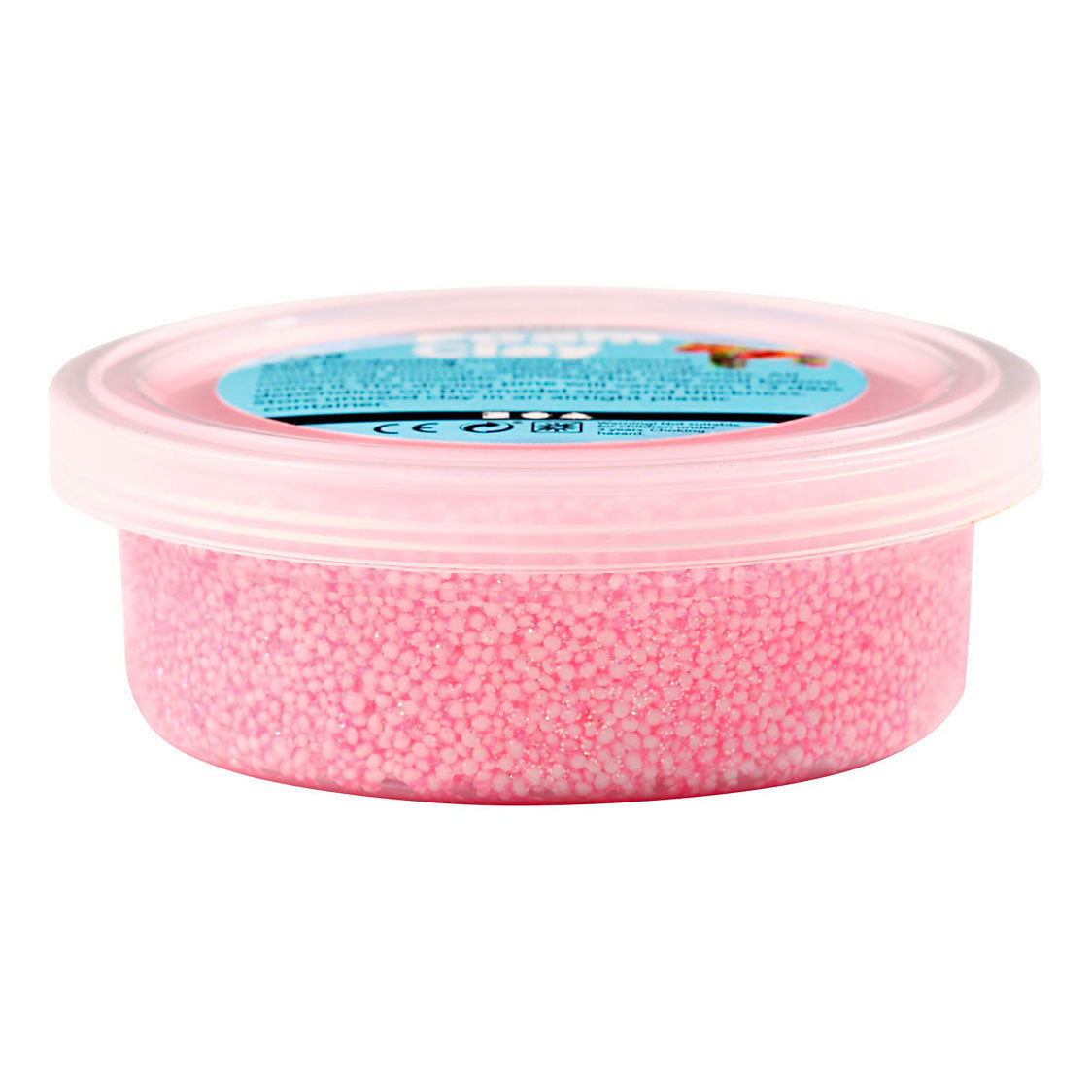 Foam Clay®, Glitzer, hellrot, 35 gr 1 Box