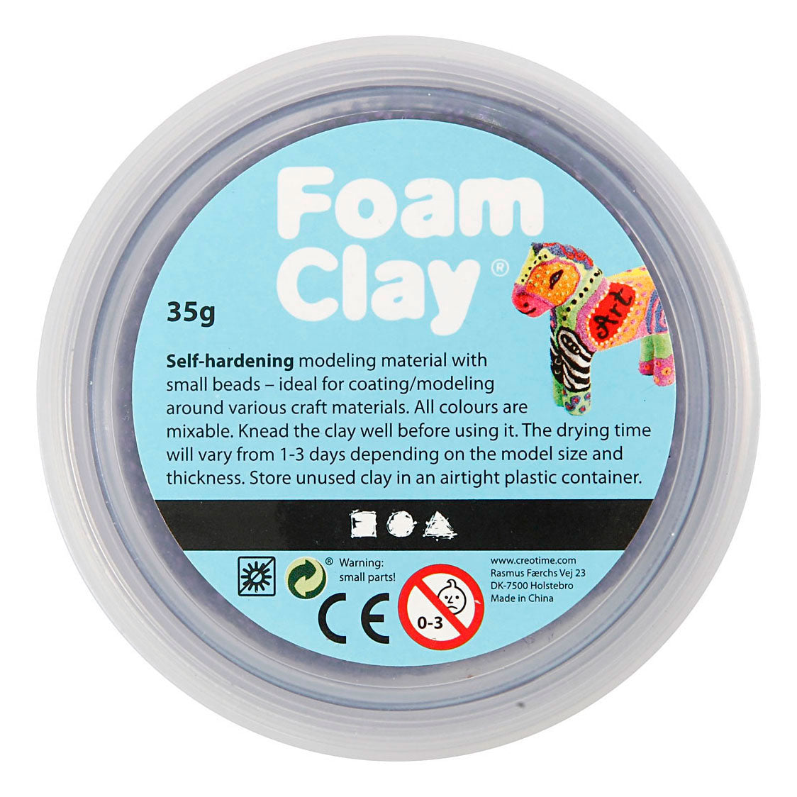Creativ Company Schaumton Lila - 35gr.