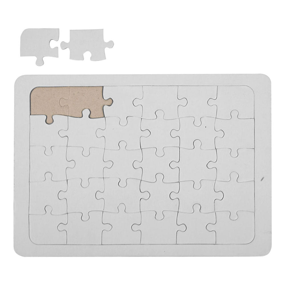 Creativ Firmenpuzzle, Größe 15x21 cm, weiß, 1 Stück