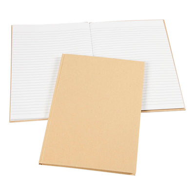 Creativ Firmennotizbuch, A4, Blatt 210x297 mm, 60 g, braun, 1 Stück