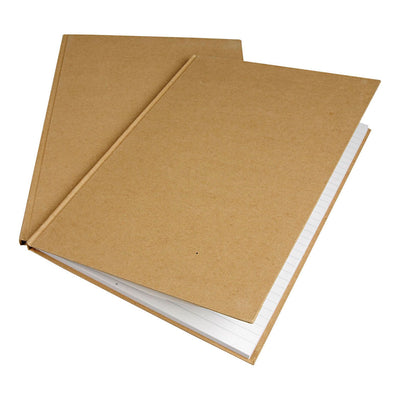 Creativ Firmennotizbuch, A4, Blatt 210x297 mm, 60 g, braun, 1 Stück
