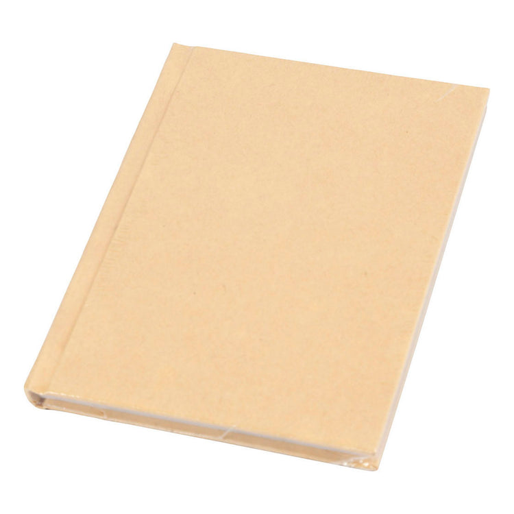 Creativ Firmennotizbuch, A6, Blatt 105x148 mm, 60 g, braun, 1 Stück