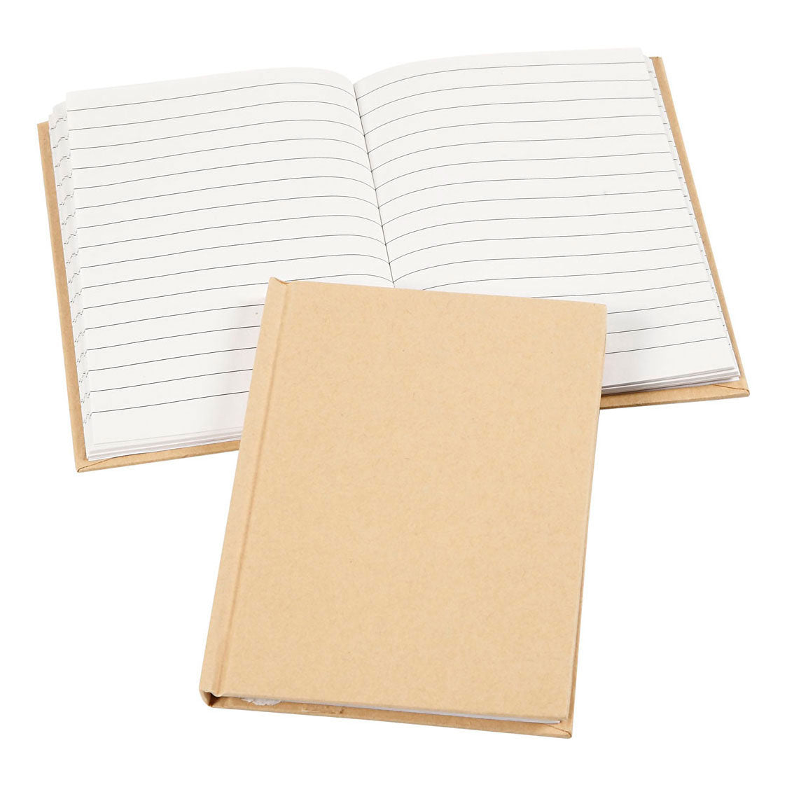Creativ Firmennotizbuch, A6, Blatt 105x148 mm, 60 g, braun, 1 Stück