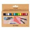 Creativ Company Ölpastelle, L: 7 cm, Stärke 11 mm, Standardfarben, 12 Stück 1 Box