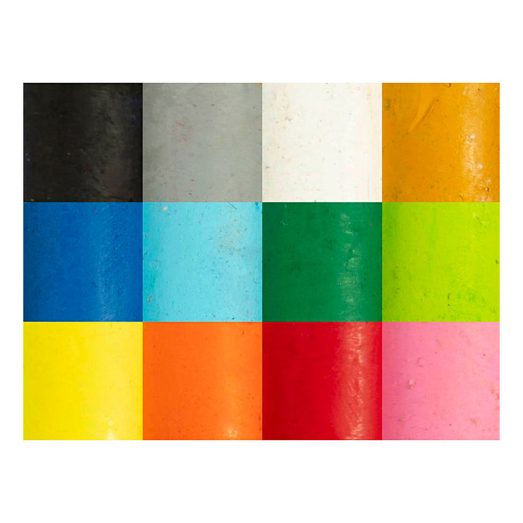 Creativ Company Ölpastelle, L: 7 cm, Stärke 11 mm, Standardfarben, 12 Stück 1 Box