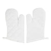 Creativ Company Ofenhandschuh, Größe 18x28 cm, 145 gr, weiß, 2 Stück 1 Box