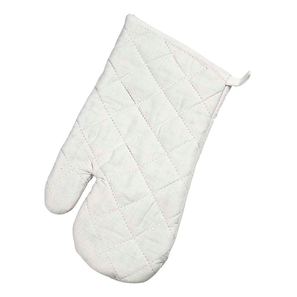 Creativ Company Ofenhandschuh, Größe 18x28 cm, 145 gr, weiß, 2 Stück 1 Box