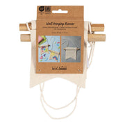 Creativ Company kleines Wandbanner, Schwalbenschwanzform, H: 12 cm, B: 10,5, 300 g, hell natur, 2 Stück 1 Box - afbeelding 2
