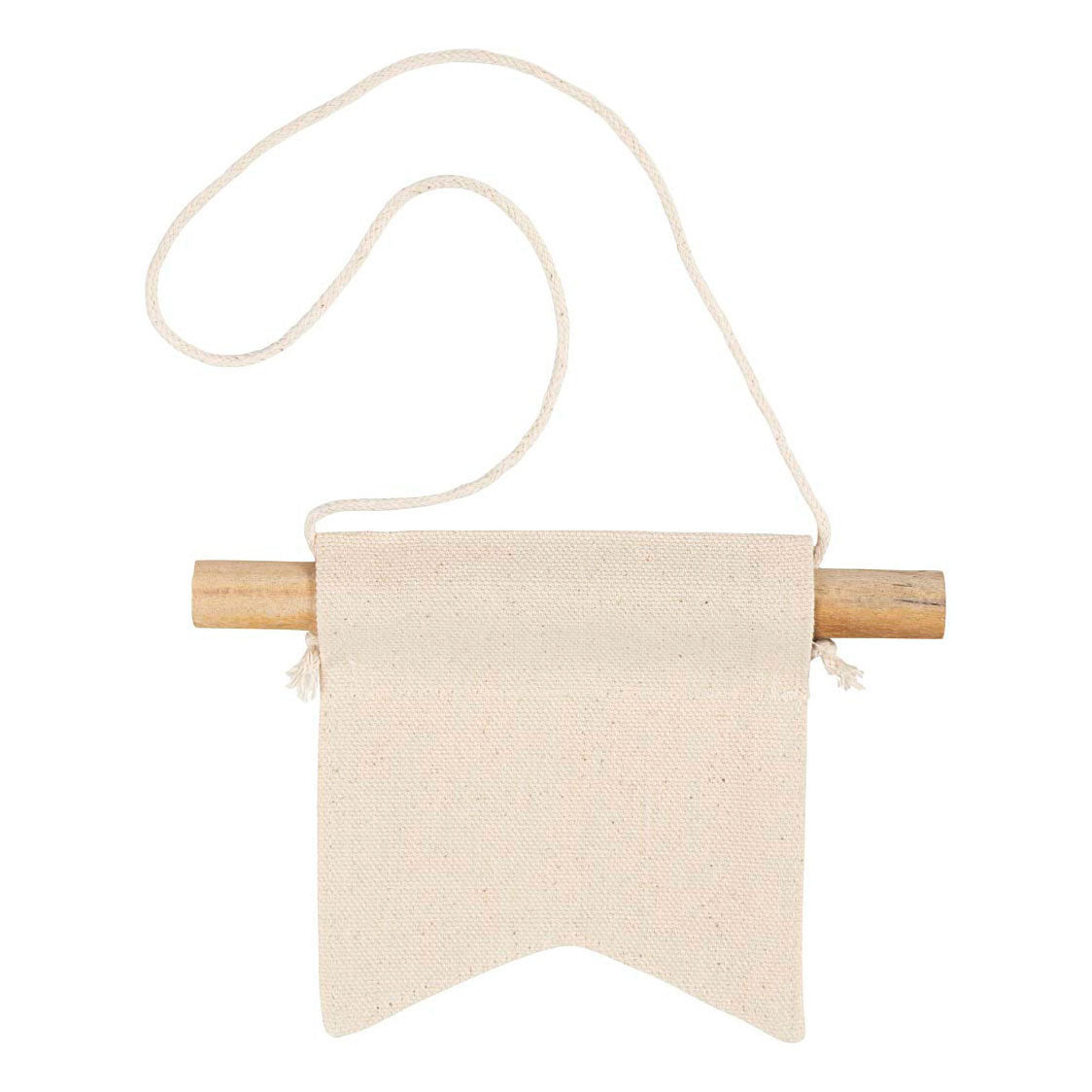 Creativ Company kleines Wandbanner, Schwalbenschwanzform, H: 12 cm, B: 10,5, 300 g, hell natur, 2 Stück 1 Box