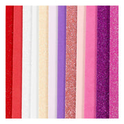 Creativ Company Schaumstoffplatten, Größe 14x25 cm, Stärke 2 mm, Lila-Rosa-Harmonie, 12 Blatt 1 Karton - afbeelding 3