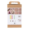 Creativ Company Hobby-Set Krepppapier, Blume, Pastellfarben, 1 Box