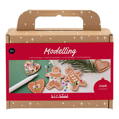 Creativ Company Modellbau-Hobby-Set, kleine Tortenfiguren, mittelbraun, 1 Box