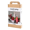 Creativ Company Hobby-Set Kerzenherstellung, Weihnachtsmann, matttransparent, rot, 1 Box