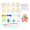 Creativ Company Hobby-Set Dekoration, Muster, bunt, fröhliche Farben, kräftige Farben, 1 Box