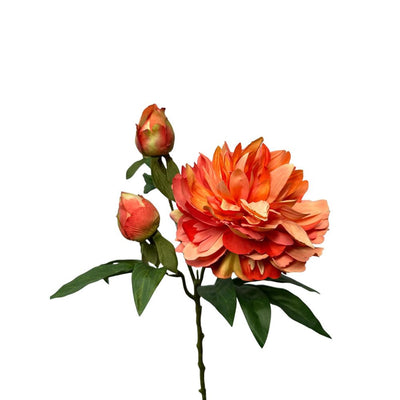 Roberts Collection Kunstblumen-Pfingstrosen-Spray, 64 cm, Orange