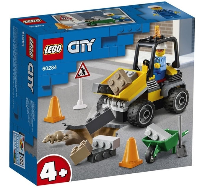 Lego City 60284 Bulldozer mit Schubkarre