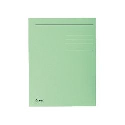 Ordner mit 3 Klappen, Exacompta Folio, 24 x 32 cm, 80 g, grün