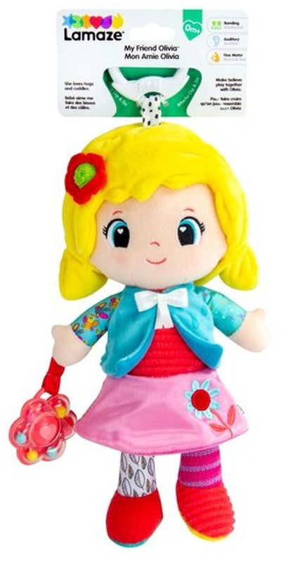 Tomy Lamaze Puppe Olivia – Lernspielzeug für Kleinkinder und Vorschulkinder.