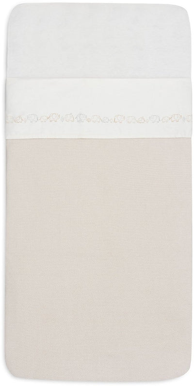 Jollein Babydecke für Kinderbett – 75 x 100 cm – Elefantengeschichten