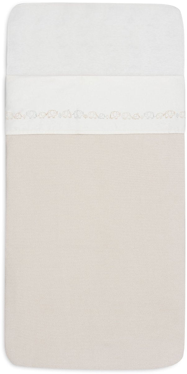 Jollein Babydecke für Kinderbett – 75 x 100 cm – Elefantengeschichten