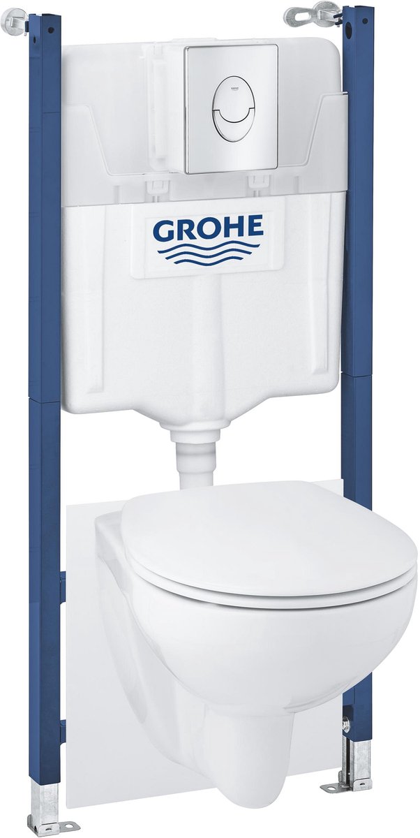 Grohe Bau Keramik-Wand-WC mit WC-Sitz – spülrandlos – Keramik