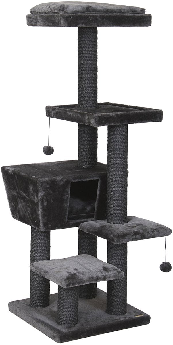 Ebi Kratzbaum Trend North Dakota – Kratzbaum – Grau – 48 x 48 x 141 cm