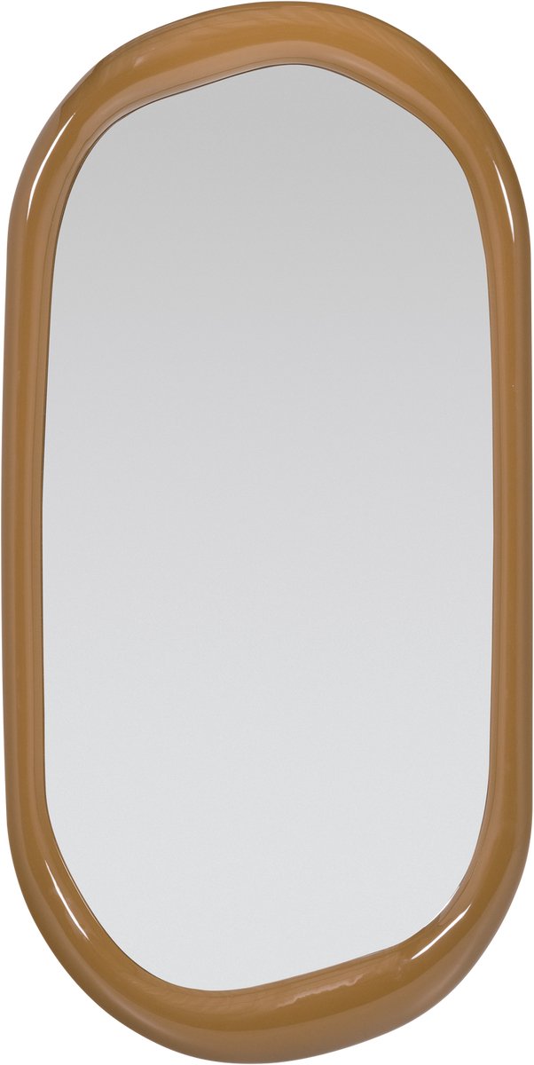 Woood Norea Ganzkörperspiegel 120 cm – Holz – Hochglanz honiggelb – 180 x 80 x 5,5 cm
