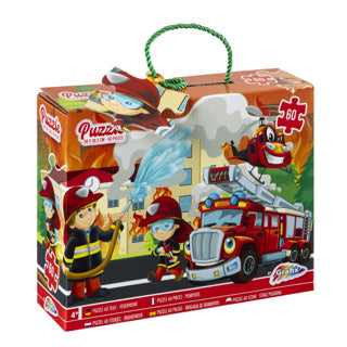 Kreative Bastelgruppe Floor Puzzle Fire Brigade, 60st.