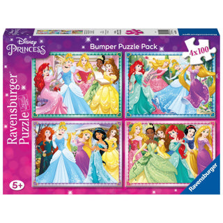 Ravensburger Puzzle Disney Prinzessin 4 in1 100 Stück