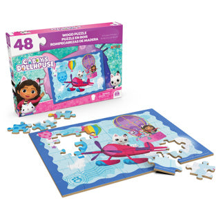 Spinmaster Gabby's Dollhouse Holzpuzzle 48 Teile | 2 Stk