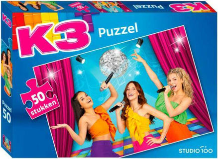 K3 -Puzzle 50 Stück alle Farben