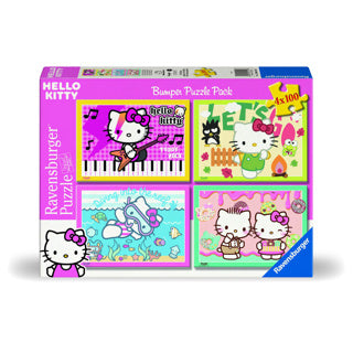 Puzzle Hallo Kitty 4 in 1 100 Stück