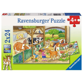 Ravensburger - fröhliches Farmleben 2 x 24 Stücke