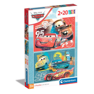 Disney Clementoni Puzzle 2x20 Teile Autos | 3 Stück