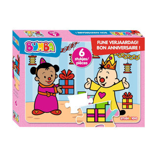 Studio 100 Leg Puzzel Merry Birthday, 6st.