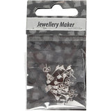 Creativ Company Ohrstecker, L: 13 mm, D 3,8 mm, Lochgröße 0,8 mm, versilbert, 10 Stück 1 Box - afbeelding 2