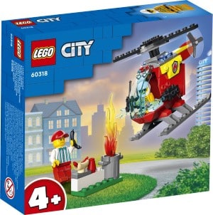 Lego City 60318 Feuerwehrhubschrauber und Hotdog -Verkäufer