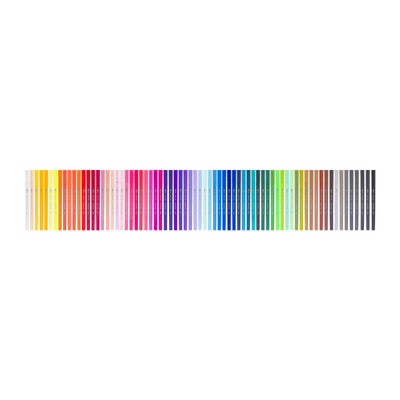 Bruynzeel Kreatives Fineliner Pinsel Pinsel Set 72 Farben