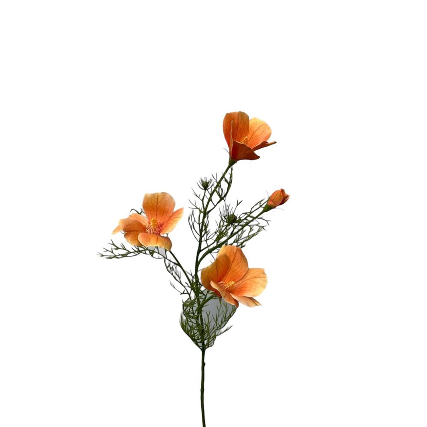Roberts Collection Kunstblumen-Hibiskus-Spray, 68 cm, Orange