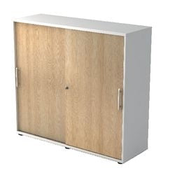 Bach Schiebetürschrank Hammerer 1753s re Melamin 120x40x110cm weiß