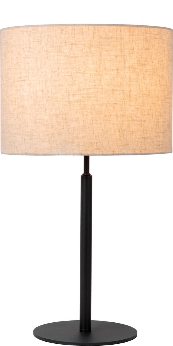 Lucide Maya - Tischlampe - ø 26 cm - 1xE27 - Beige - Japandi