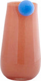 Present Time Vase Bolita Medium – Orange – ø15 cm – Glas – skandinavisch – Blumenvase – Heimdekoration – dekorative Vase für Wohnzimmer oder Schlafzimmer