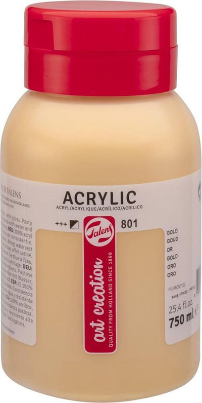 Talens Art Creation Acrylfarbtopf 750 ml Gold 801