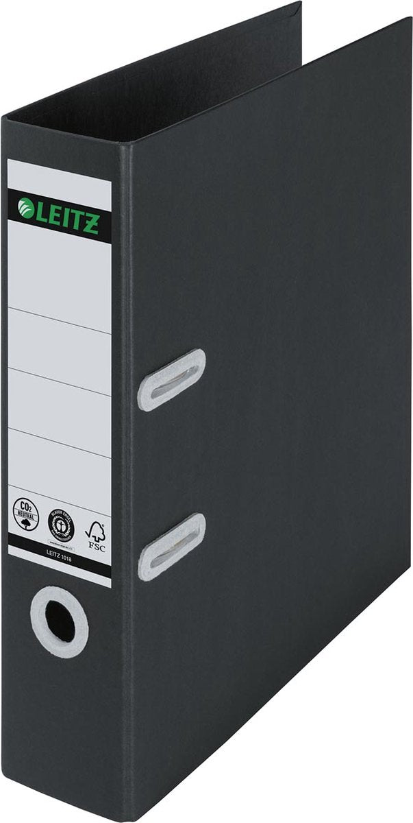 Leitz Recycling-Ordner, Rücken 8 cm, schwarz 10 Stück