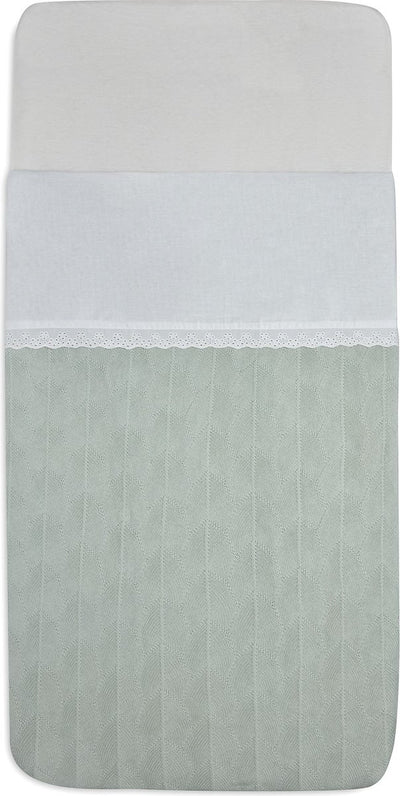 Jollein Babybettlaken, 75 x 100 cm, Spitze elfenbeinfarben