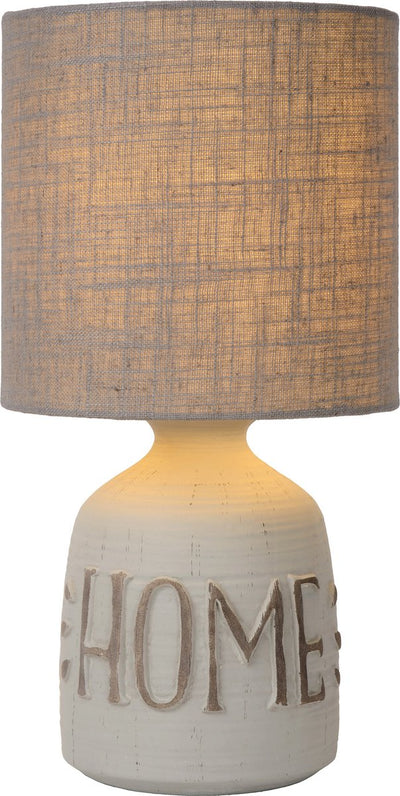 Lucide cosby - Tischlampe - ø 16,5 cm - 1xe14 - grau - Japandi