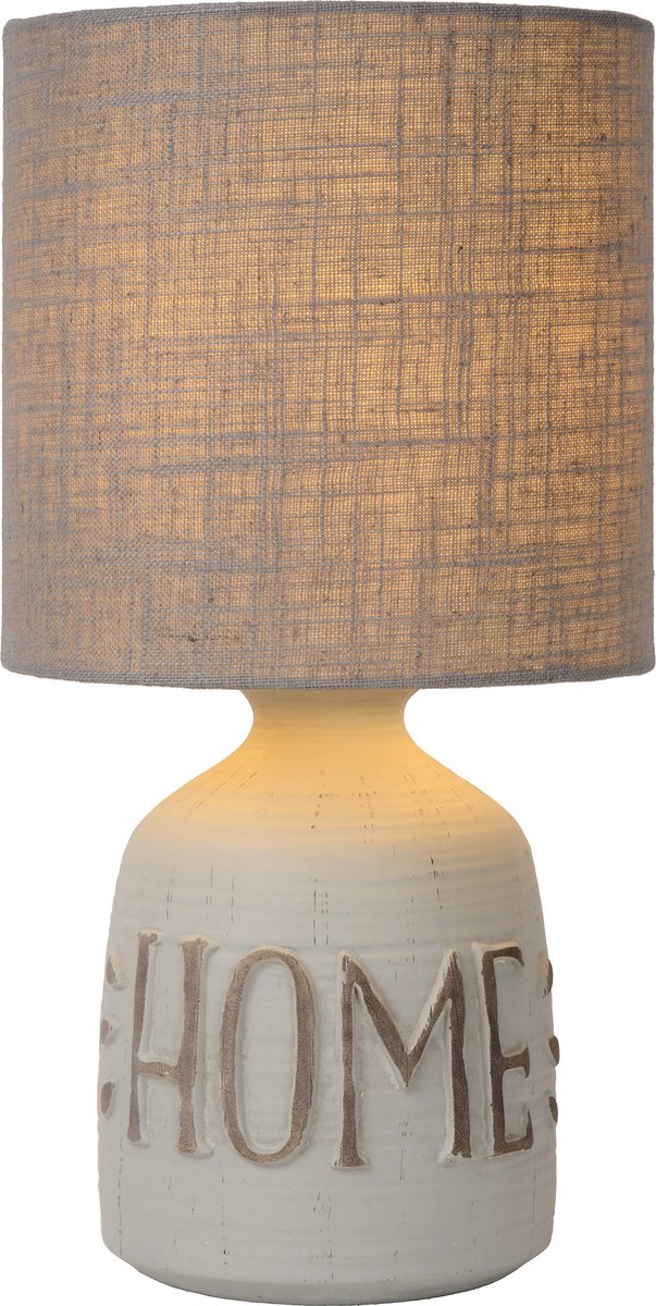 Lucide cosby - Tischlampe - ø 16,5 cm - 1xe14 - grau - Japandi