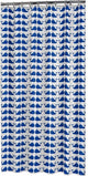 Duschvorhang „Robbenfellwal“, 180 x 200 cm – Peva – Blau