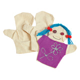Färben - Dekorieren Sie Ihre eigenen Handpuppen, 12 Set von 12 - afbeelding 2