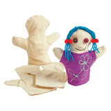 Färben - Dekorieren Sie Ihre eigenen Handpuppen, 12 Set von 12 - afbeelding 3